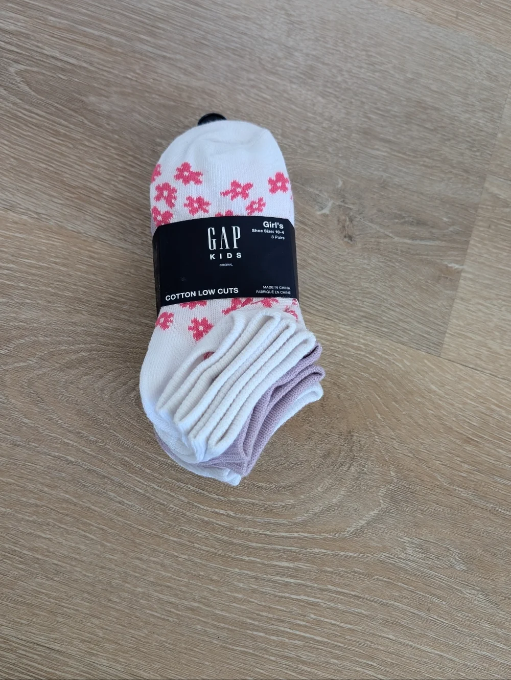 ✨4 for 12 *NWT* GAP 8-pack Kids Low Cut Socks for Shoe Size 10-4